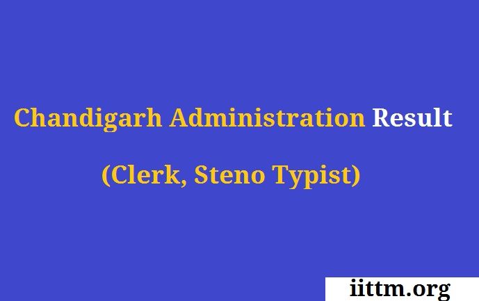 Chandigarh Administration Clerk Result