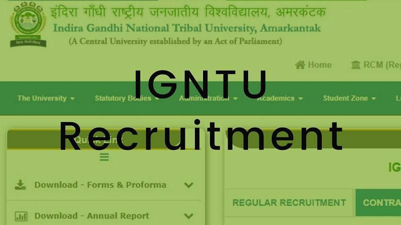 IGNTU Recruitment