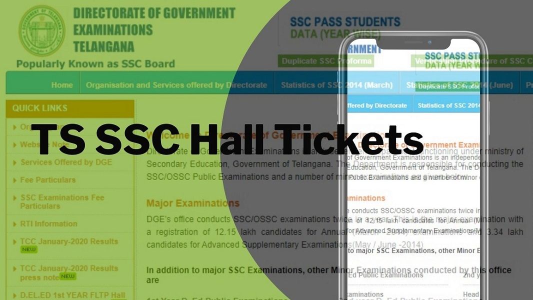 TS SSC Hall Tickets