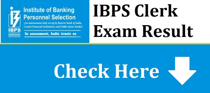 IBPS Clerk Mains Result
