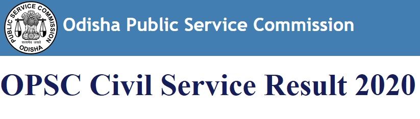 OPSC Civil Service Result 2020