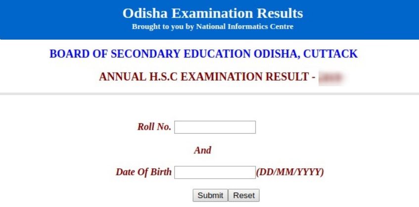 BSE Odisha 10th HSC Result 2020