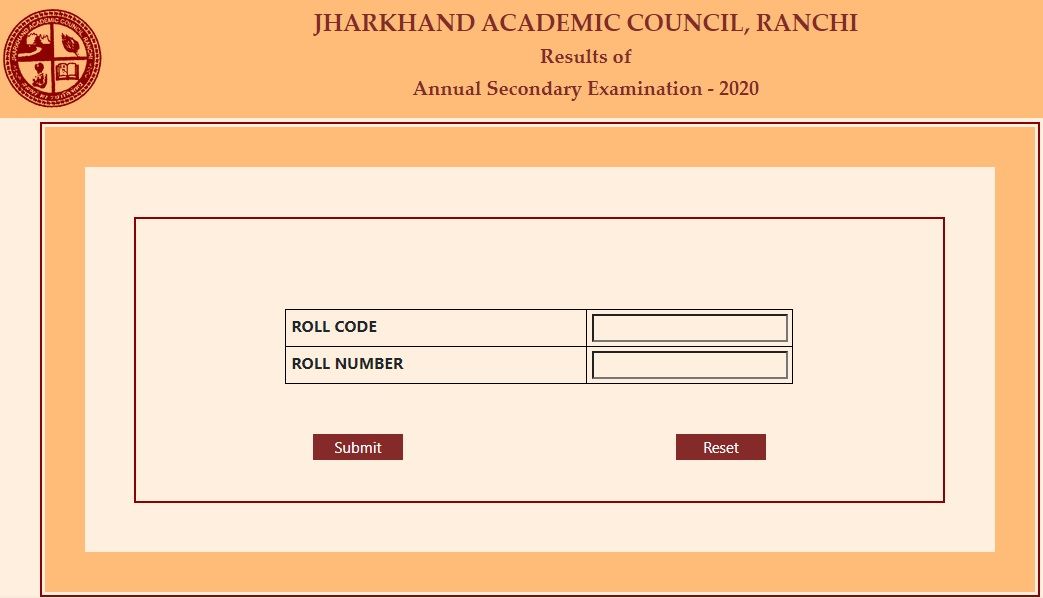 JAC 10th Result 2020 Roll Code Roll Number