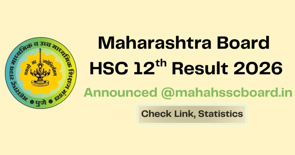 Maharashtra Board HSC 12th Result 2026