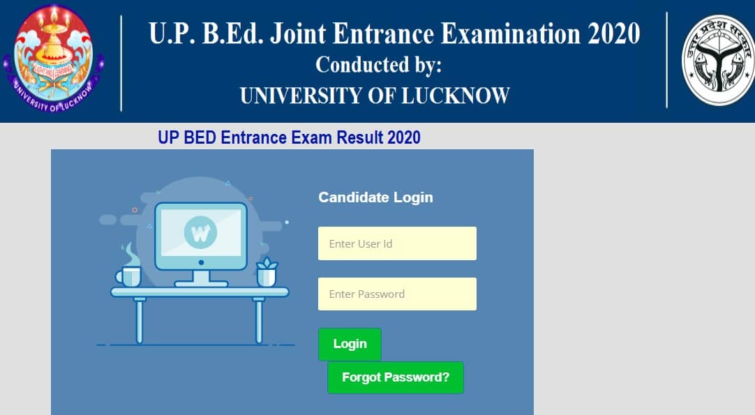 UP BED Entrance Exam Result 2020 - www.lkouniv.ac.in