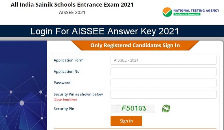AISSEE Answer Key 2021