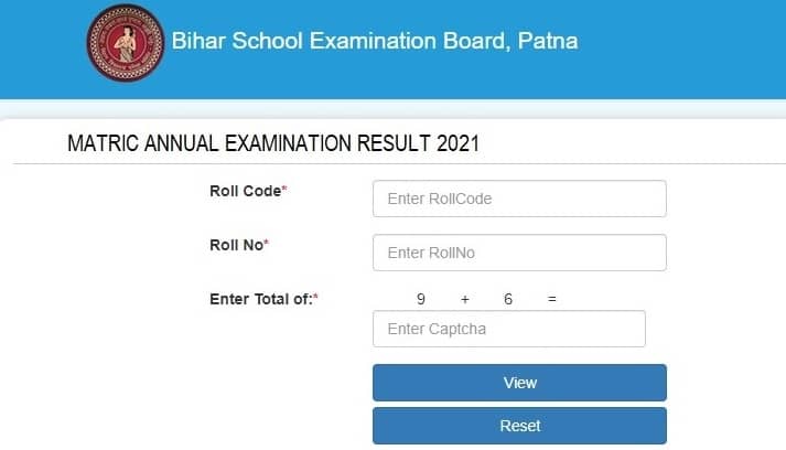 onlinebseb.in 10th result 2021 results.biharboardonline.com Check Link