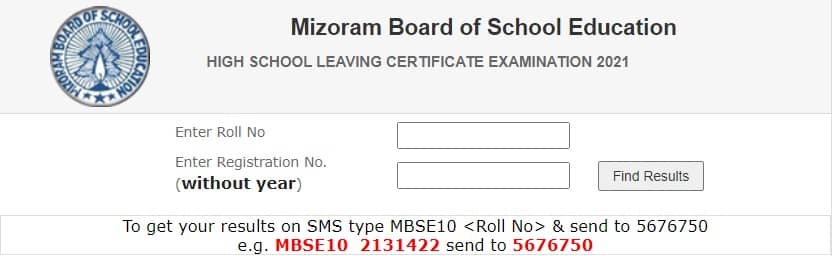 MBSE HSLC Result 2021 Mizoram