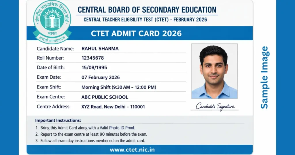CTET Admit Card 2026