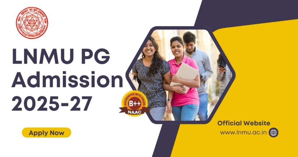 LNMU PG Admission 2025-27