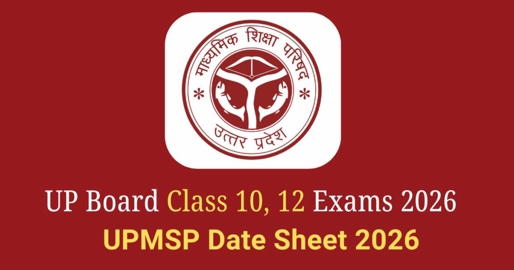 UP Board Date Sheet 2026