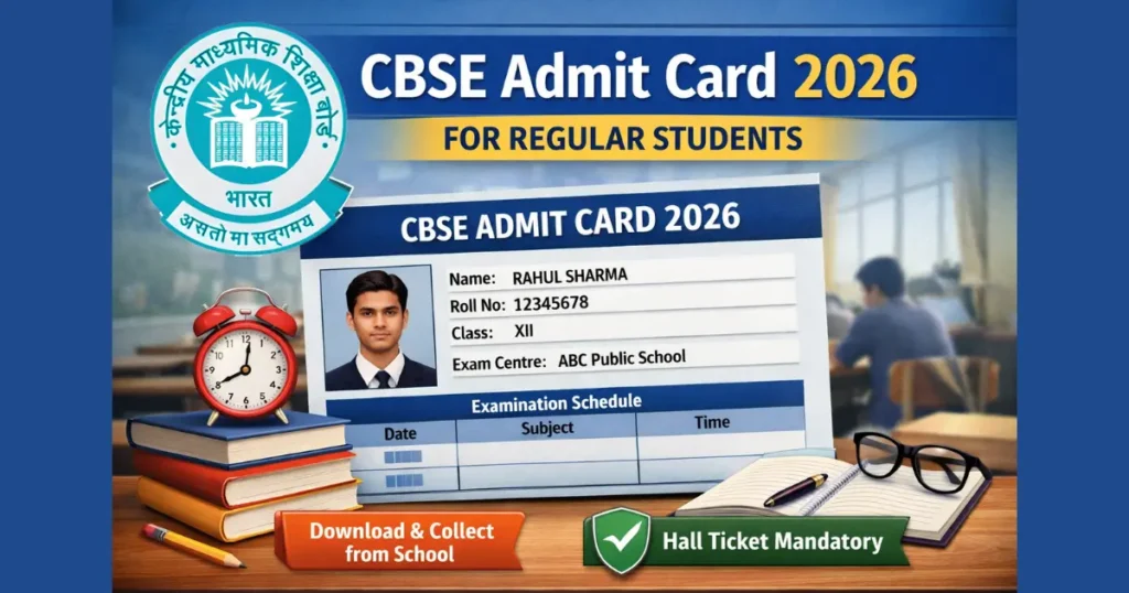 CBSE Board 2026 Exams: CBSE Admit Card