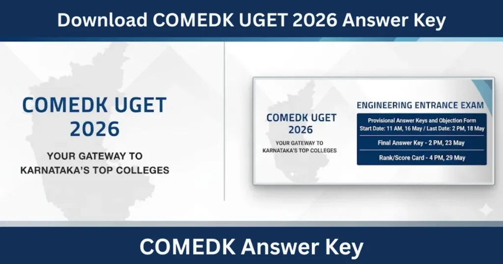COMEDK UGET 2026 Answer Key.webp