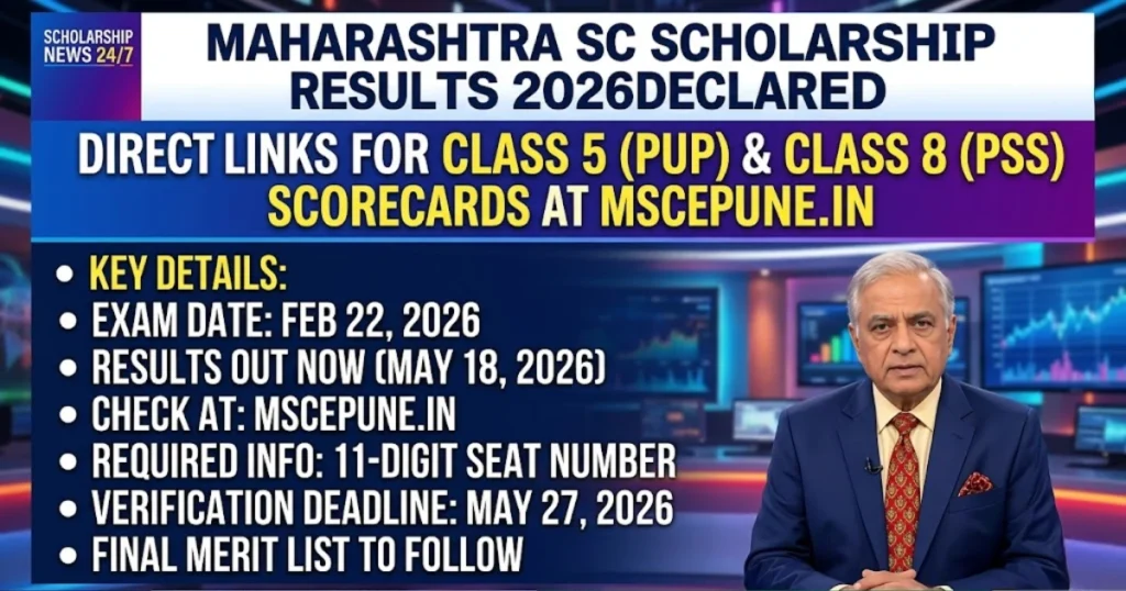 MSCE Pune Scholarship Results 2026